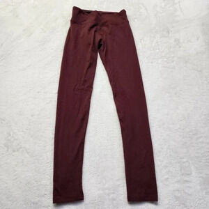 Aerie Women's Burgundy Athletic Leggings Size Medium